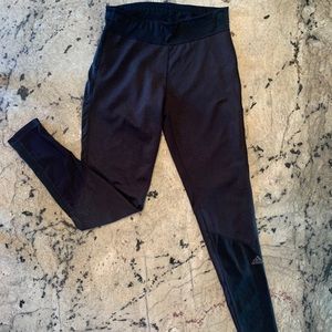Black Adidas training leggings